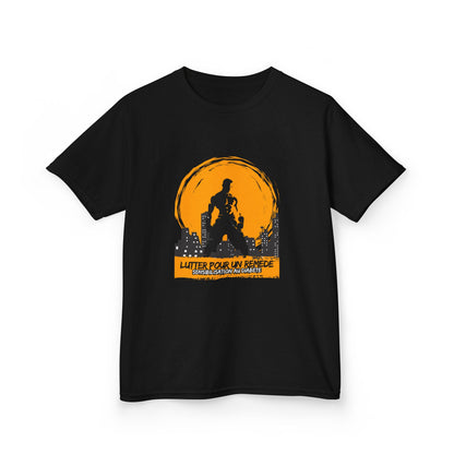 The Diabuddies Store Fighting for a Cure (French) - Kids Tee Fighting for a Cure (French) - Kids Tee: This soft, comfy tee is for the little fighter in your life. Featuring the phrase "Lutter pour un remède" (Fighting for a Cure) in French, it's a powerfu