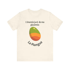 My Blood Sugar's Nemesis: The Mango (French) - Unisex Tee The Diabuddies Store T-Shirts $25.00