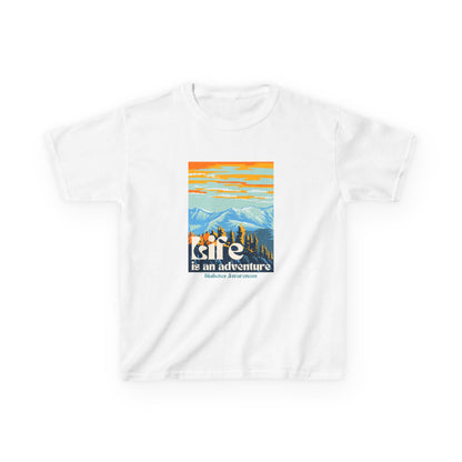 The Diabuddies Store Life is an Adventure, Mountains - Kids Tee Life is an Adventure, Mountains - Kids Tee: Inspire your little explorer with our "Life is an Adventure, Mountains" Kids Tee! This super soft and comfortable t-shirt is perfect for young adve