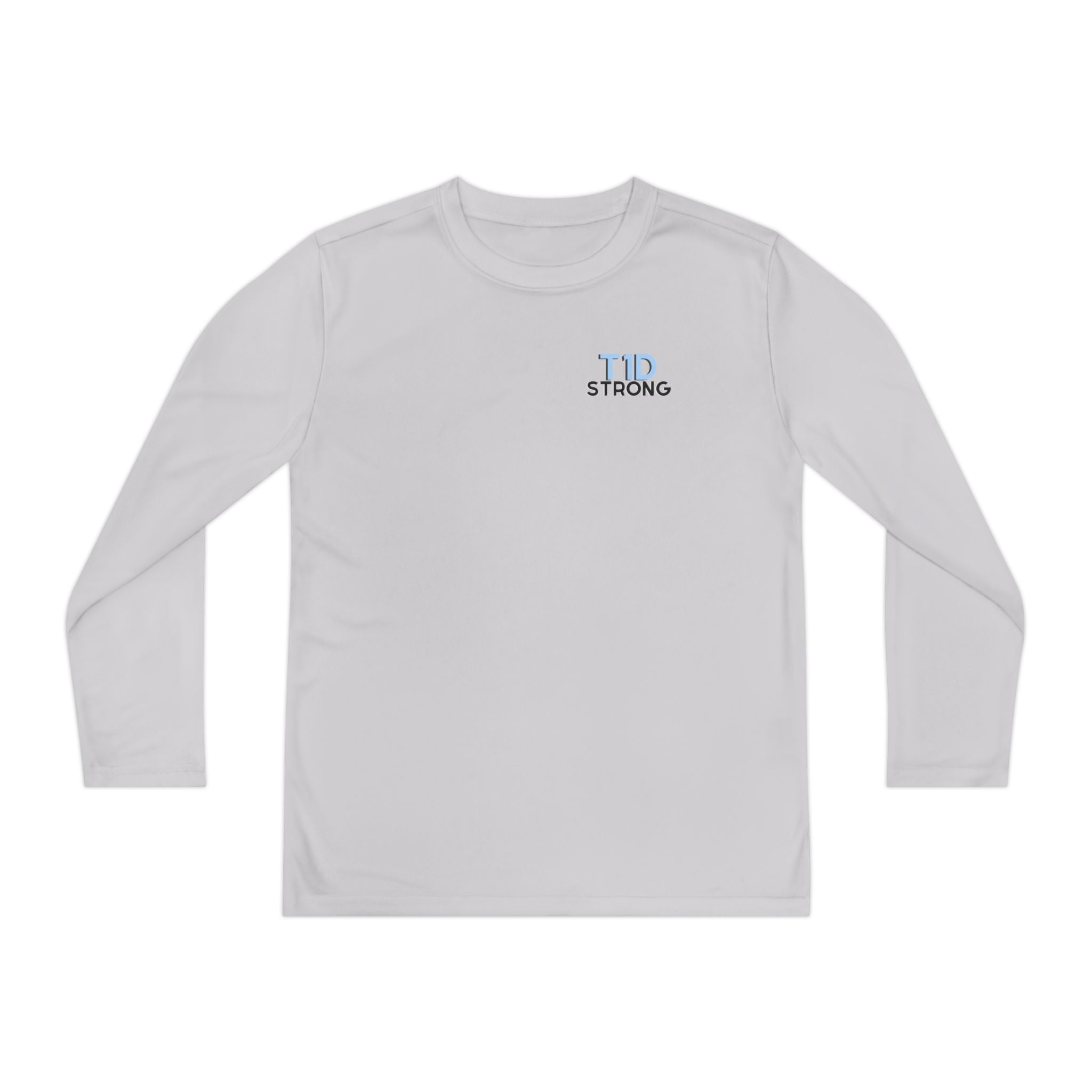 The Diabuddies Store T1D Strong - Long-sleeved Youth Tee Let them wear their strength! The T1D Strong - Long-sleeved Youth Tee is a soft, breathable cotton shirt for kids to show their resilience and raise awareness. Kids clothes Active Lifestyle,Casual W
