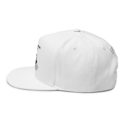 Skull & Flowers, Dead Pancreas Club - Flat Bill Cap The Diabuddies Store Baseball Caps $30.63