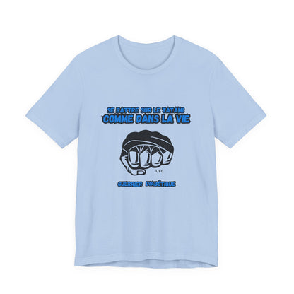 The Diabuddies Store Diabetes & UFC (French/Guerrier) - Unisex Tee Diabetes & UFC (French/Guerrier) - Unisex Tee: Fight on the mat, fight in life. Empowering unisex shirt for Diabetic Warriors. Show your strength & resilience. T-Shirts $30.27