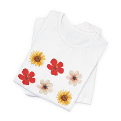 Blossoming with Hope (French) - Unisex Tee The Diabuddies Store T-Shirts $26.38