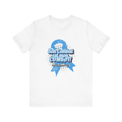 His Fight is my Fight! (French in blue) - Unisex Tee The Diabuddies Store T-Shirts $22.50