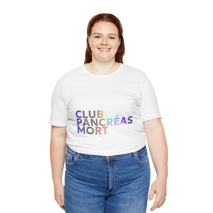 Rainbow Dead Pancreas Club (French) Unisex Tee The Diabuddies Store T-Shirts $22.38