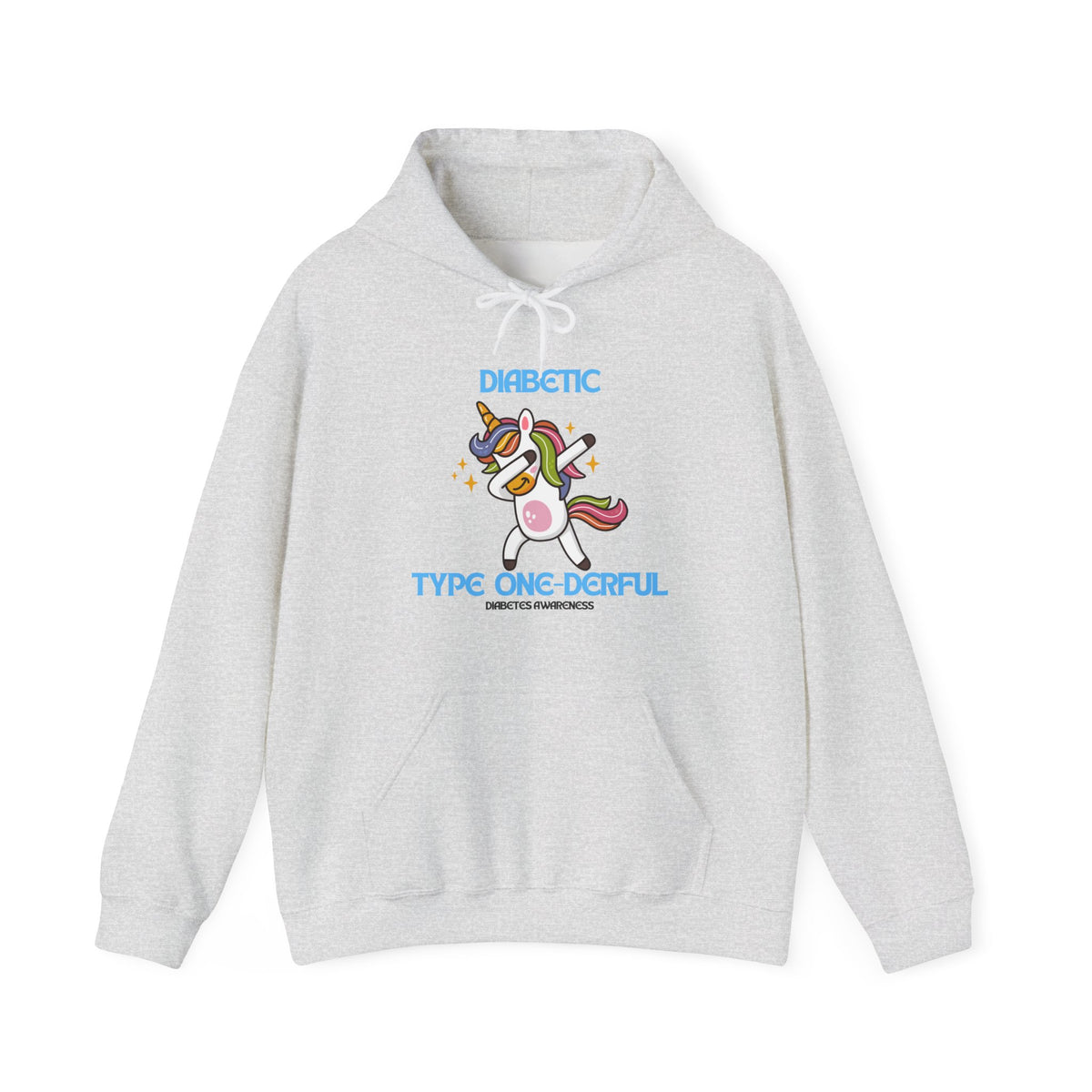 The Diabuddies Store Type One-derful - Unisex Hoodie Type One-derful - Unisex Hoodie: Uniquely Strong, Absolutely Wonderful. Embrace your journey with pride! Our "Type One-derful" tee is a joyful and empowering tribute to everyone living with Type 1 diabe