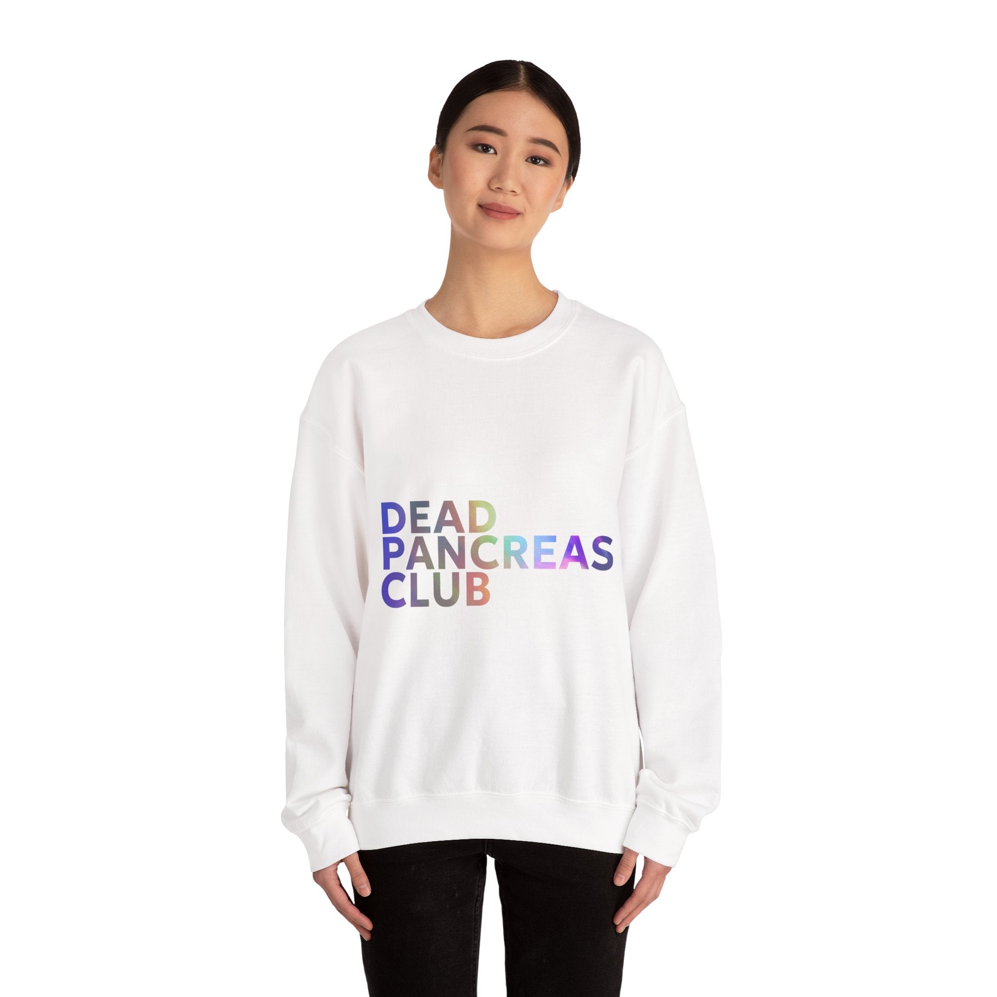 Dead Pancreas Club (Lettering) - Unisex Sweatshirt The Diabuddies Store Sweatshirts $32.95