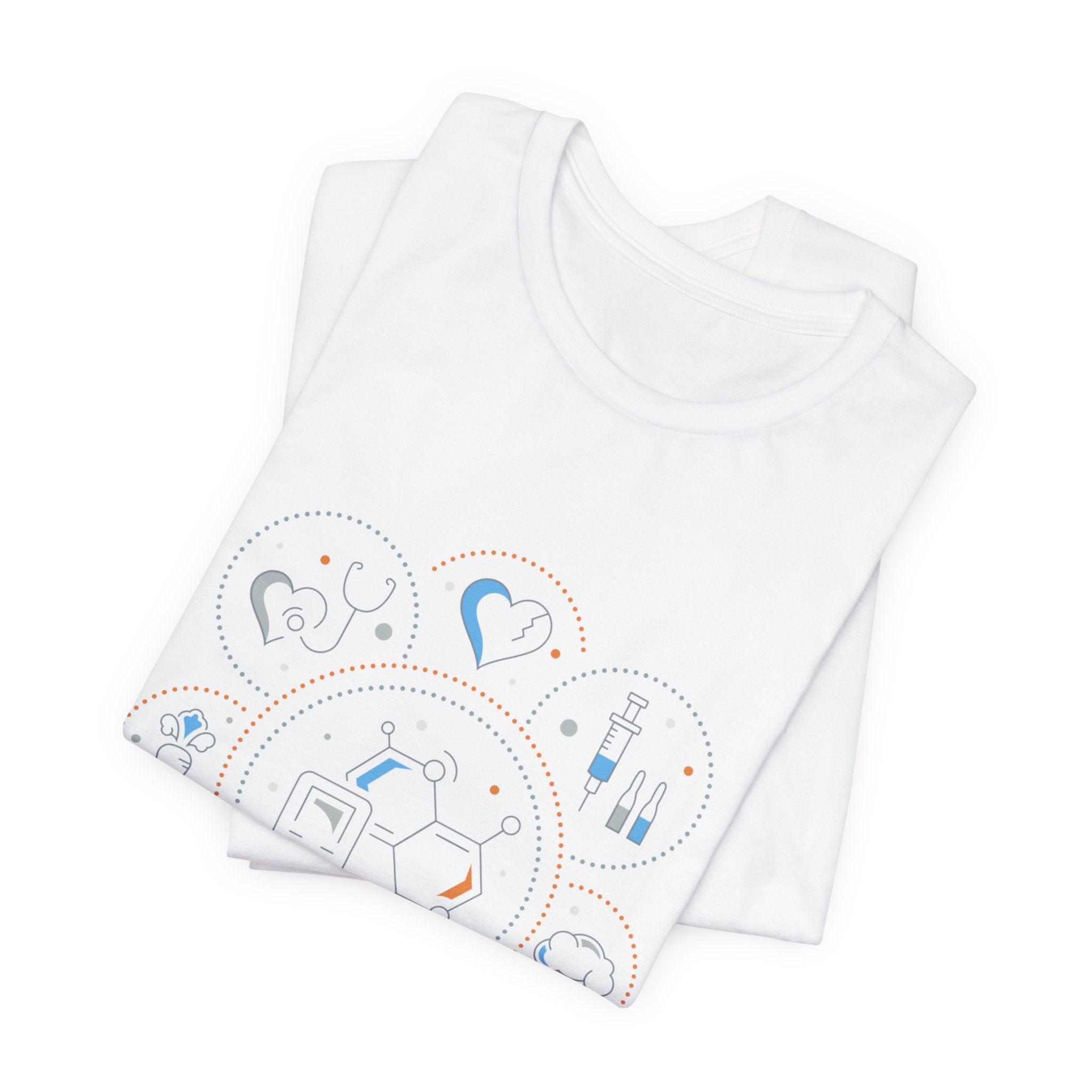 Diabetes Awareness Hexagones - Unisex Tee The Diabuddies Store T-Shirts $24.25