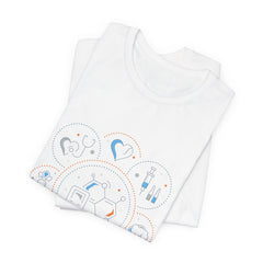 Diabetes Awareness Hexagones - Unisex Tee The Diabuddies Store T-Shirts $24.25
