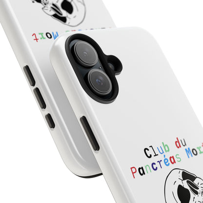 Skull & Flowers, Dead Pancreas Club (French) - Phone Cases The Diabuddies Store Mobile Phone Cases $18.23