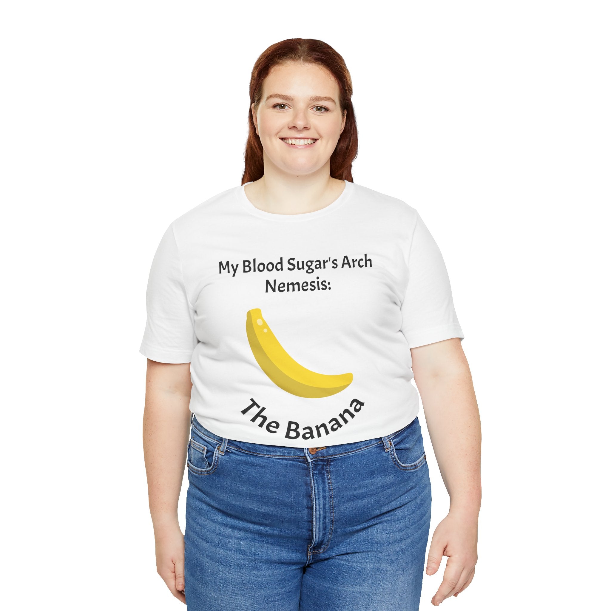 My Blood Sugar's Arch Nemesis: The Banana - Unisex Tee The Diabuddies Store T-Shirts $25.00