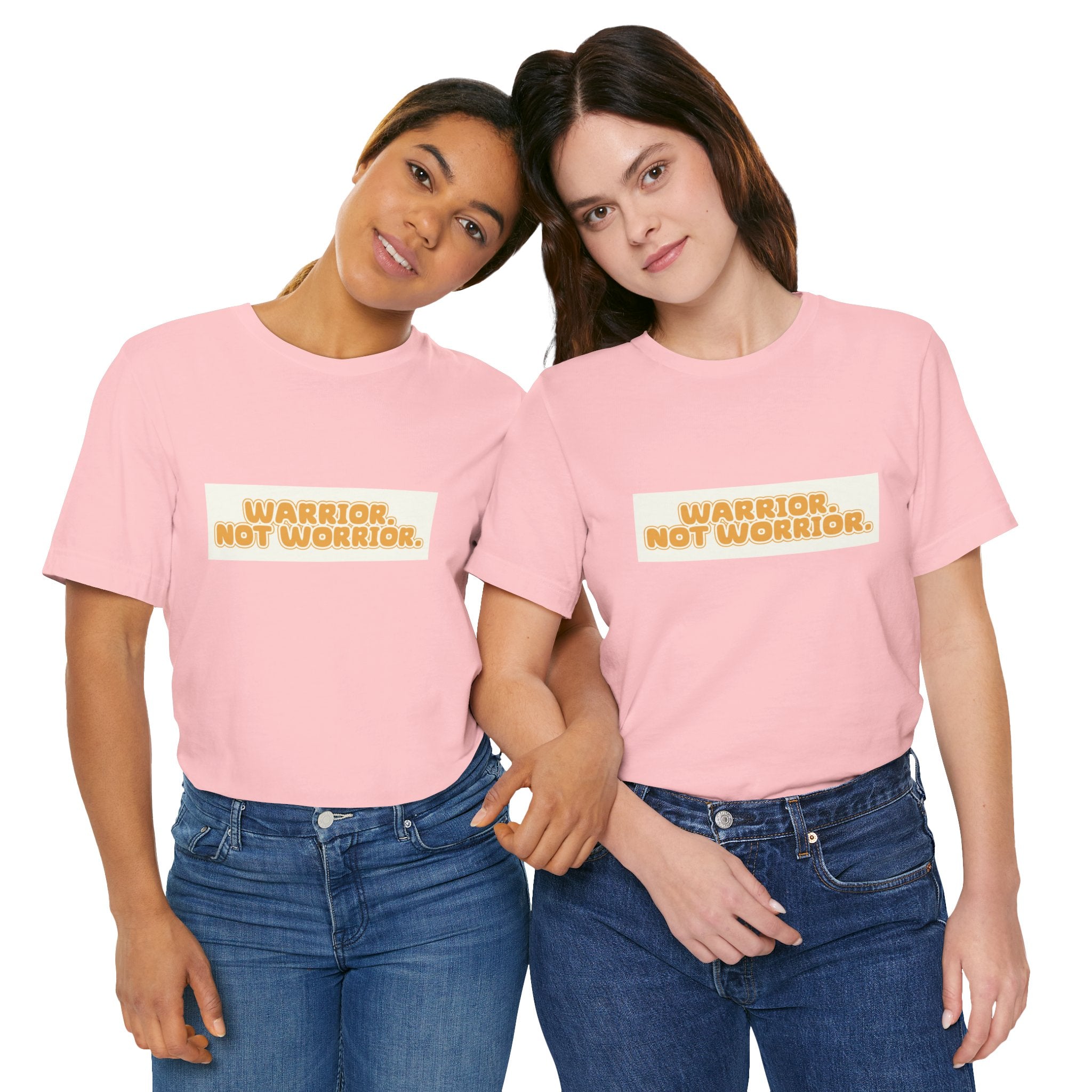 The Diabuddies Store Warrior. Not Worrior. - Unisex Tee Warrior. Not Worrior. - Unisex Tee: For those who face challenges head-on & spell "warrior" right. A clear statement of strength, resilience & sharp detail. T-Shirts $30.27