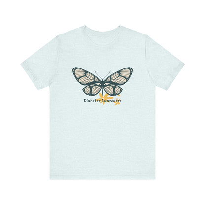 Green Butterfly & Flowers - Unisex Tee The Diabuddies Store T-Shirts $24.73