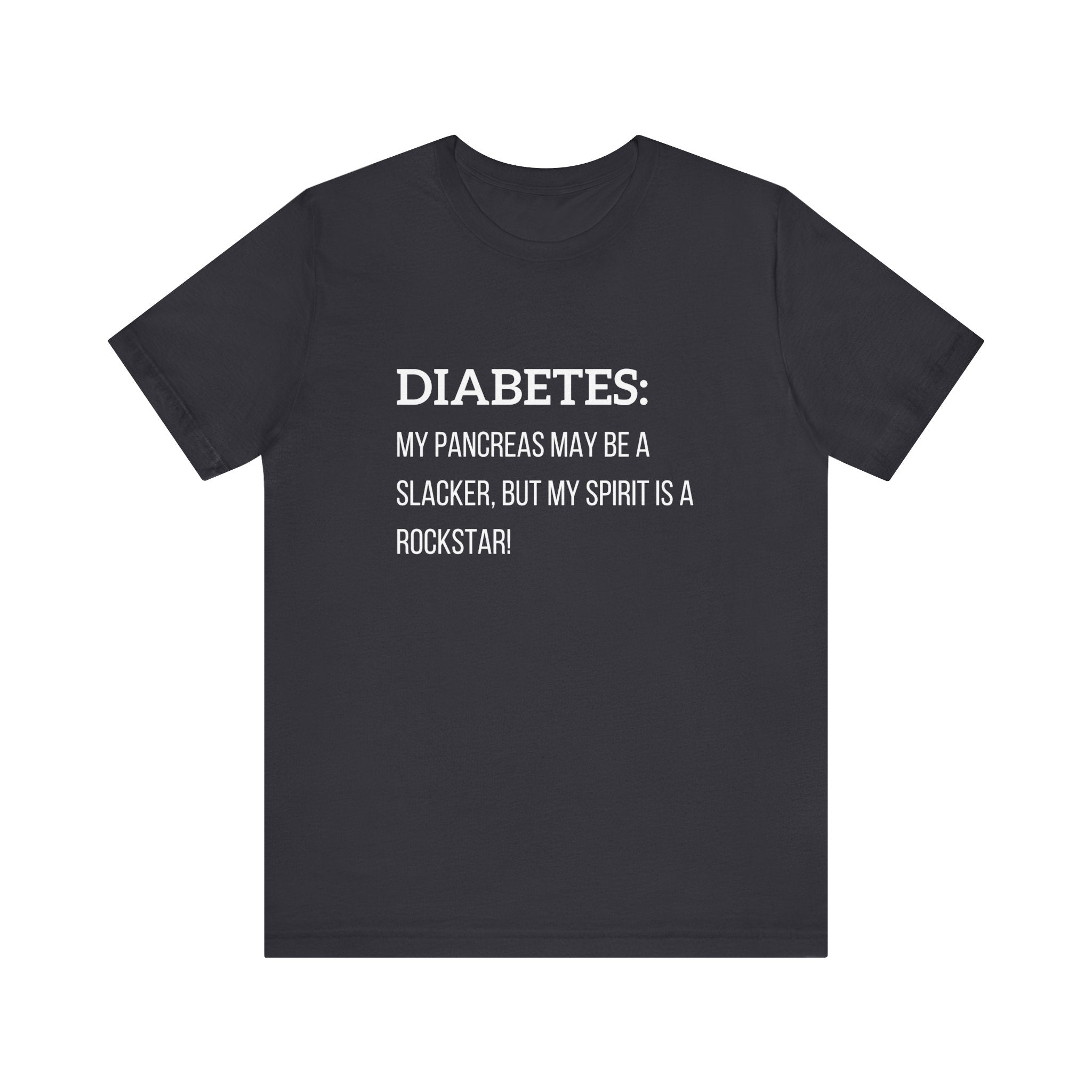 Slacker Pancreas & Rockstar! - Unisex Tee The Diabuddies Store T-Shirts $22.50
