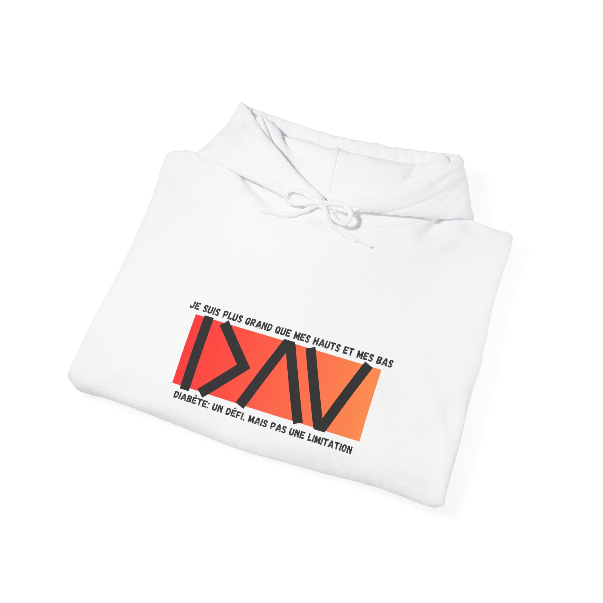 The Diabuddies Store Greater Than (French/Orange) - Unisex Hoodie Greater Than (French/Orange) - Unisex Hoodie: Make a bold statement: You are always greater than! Our "Greater Than" Unisex Hoodie in vibrant orange is designed to stand out and uplift. Hoo