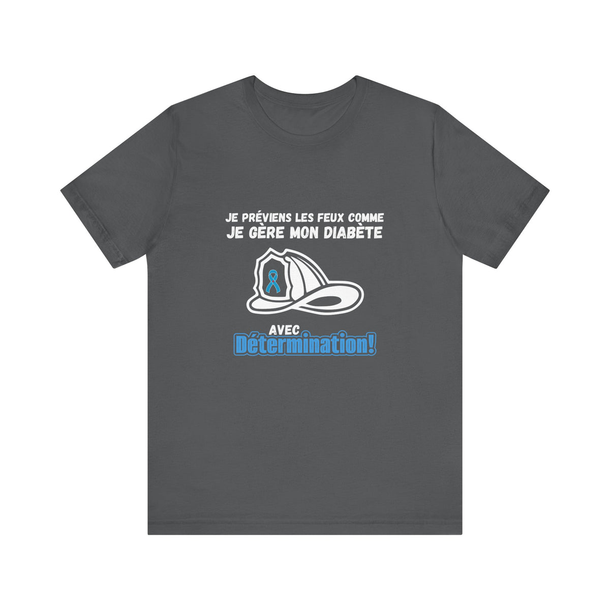 The Diabuddies Store Diabetes & Fire Prevention (French) - Unisex Tee Diabetes & Fire Prevention (French) - Unisex Tee: For the unsung heroes who dedicate their lives to keeping communities safe, while diligently managing their own health. Our Tee is desi