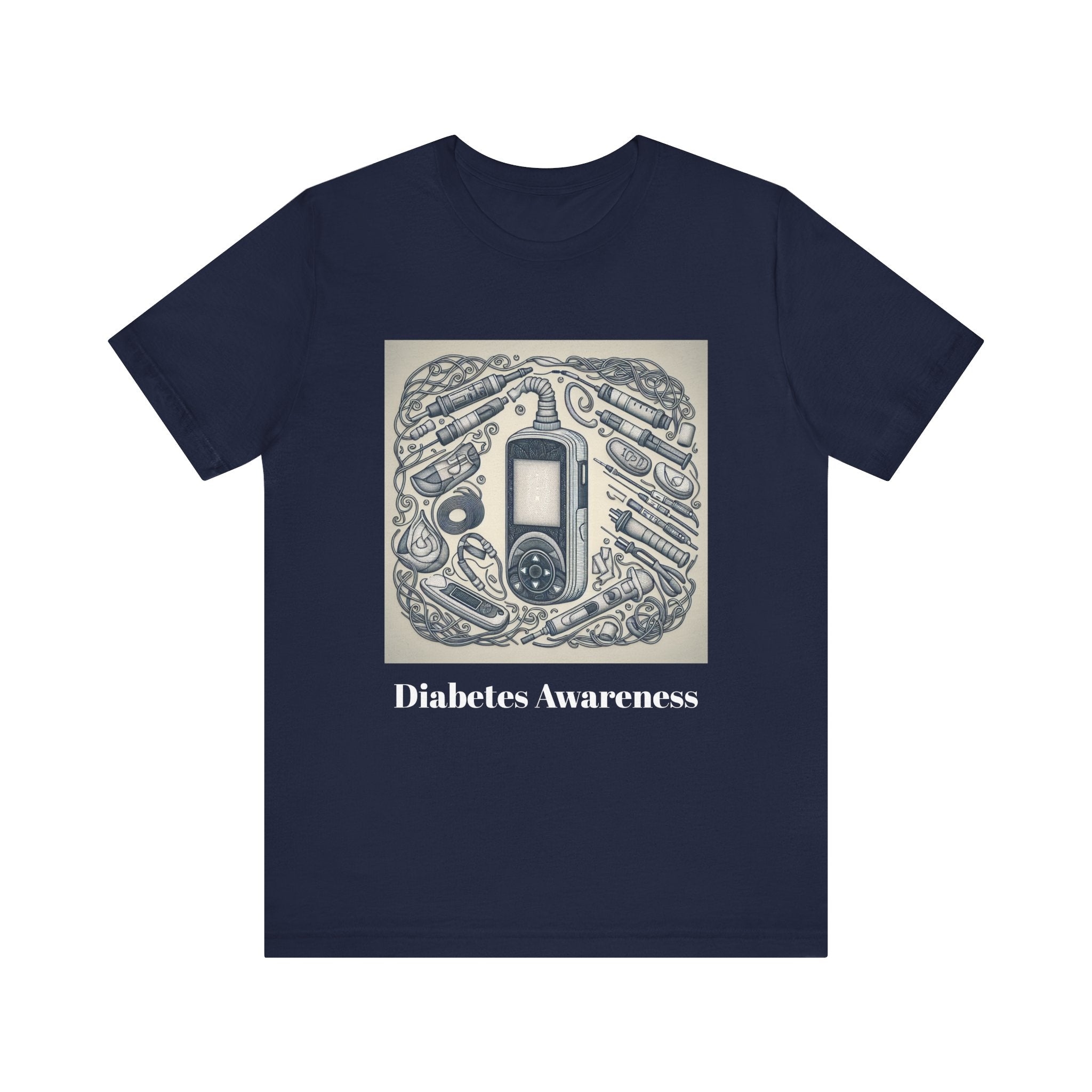 Diabetic Pump Supplies - Unisex Tee The Diabuddies Store T-Shirts $22.38