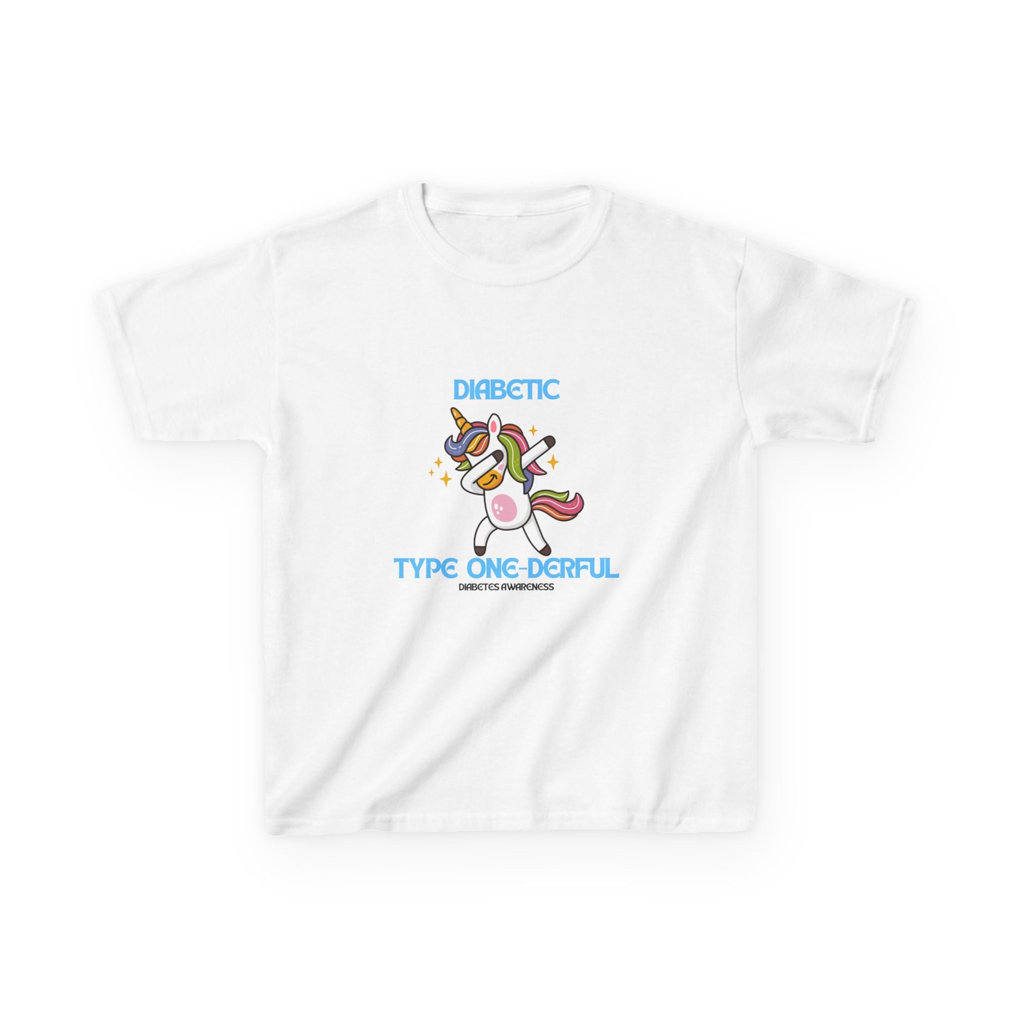 The Diabuddies Store Diabetes Type One-derful - Kids Tee Diabetes Type One-derful - Kids Tee: This Tee is a celebration of strength and uniqueness! Let your child proudly declare their "Type One-derful" spirit with a smile. T-Shirts $17.06