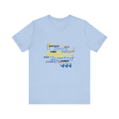 The Diabuddies Store Uplifted & Unleashed - Unisex Tee Uplifted & Unleashed - Unisex Tee: Embrace your strength, defy the odds. The "Uplifted & Unleashed" tee is more than just a shirt; it's a vibrant testament to the diabetic warrior within. Adorned with