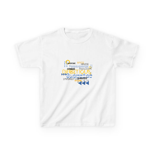 The Diabuddies Store Uplifted & Unleashed (French) - Kids Tee Uplifted & Unleashed (French) - Kids Tee: Embrace your strength, defy the odds. The "Uplifted & Unleashed" Kids Tee is more than just a Tee; it's a vibrant testament to the diabetic warrior wit