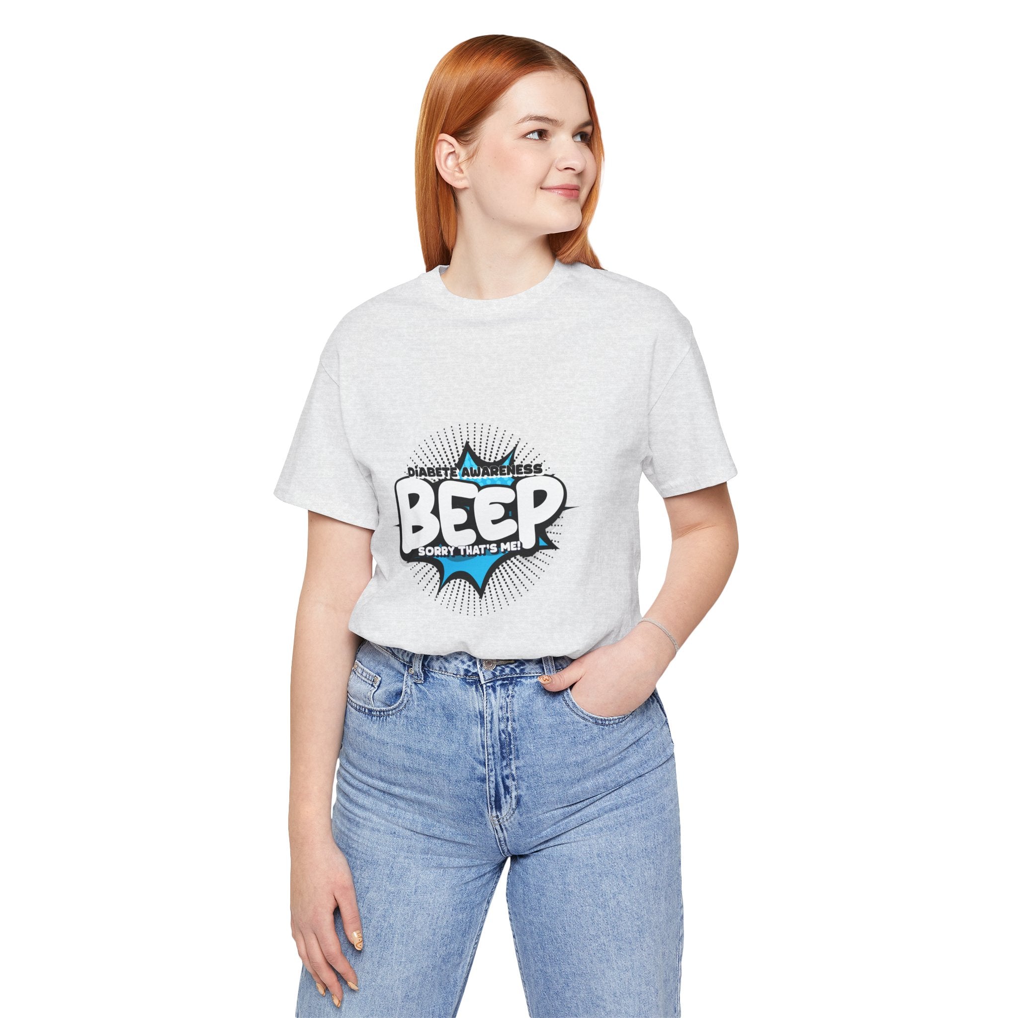 The Diabuddies Store BEEP - Sorry it's me! - Unisex Tee BEEP - Sorry it's me! - Unisex Tee: Always making an entrance? The delightful disruptor! Embrace the constant buzz of life in comfort and style! T-Shirts $30.27