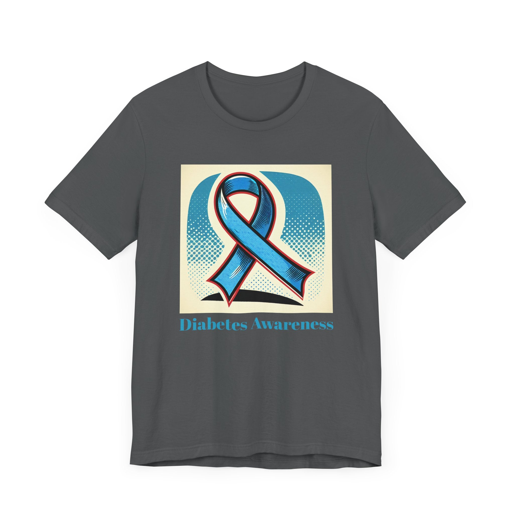 Diabetes Awareness, Blue Ribbon - Unisex Tee The Diabuddies Store T-Shirts $22.50