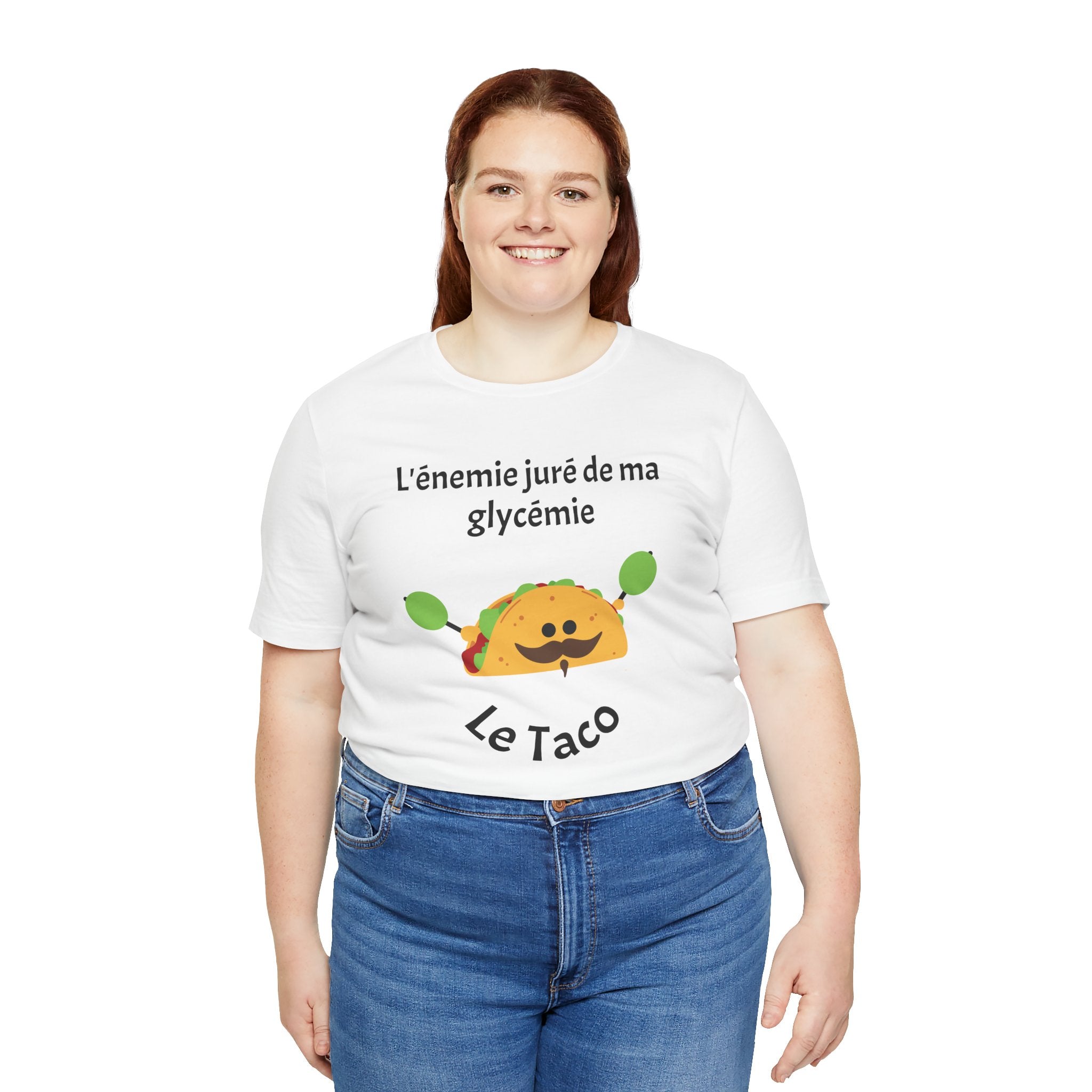 Blood Sugar's Arch Nemesis The Tacos (French) - Unisex Tee The Diabuddies Store T-Shirts $25.00