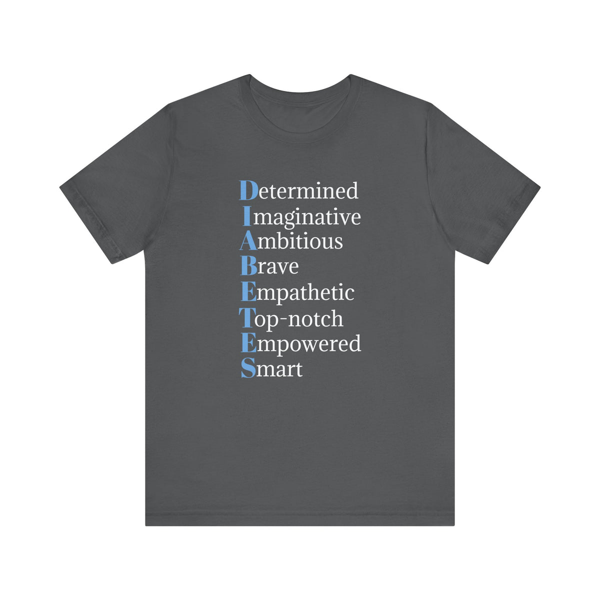 Diabetes: Qualities/Inspiring - Unisex Tee The Diabuddies Store T-Shirts $22.50