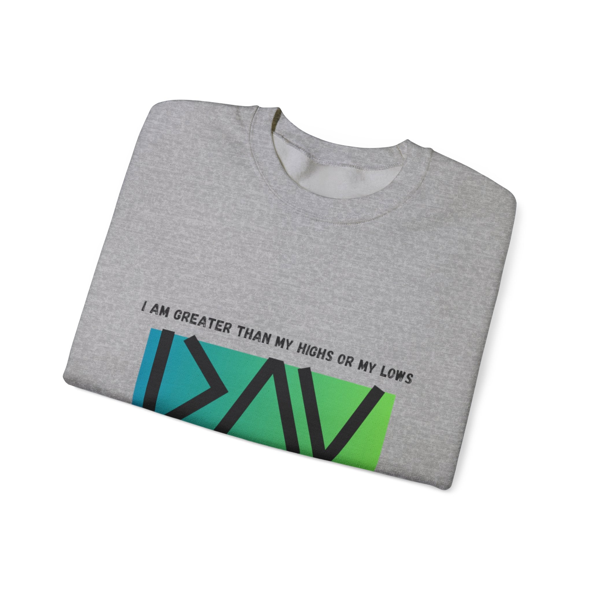 Greater Than My Highs (Green) - Unisex Sweatshirt The Diabuddies Store Sweatshirts $32.95