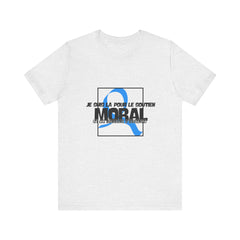 The Diabuddies Store Moral Support and Emergency Candy (French) - Unisex Tee Moral Support and Emergency Candy (French) - Unisex Tee: Being a friend to someone with diabetes means being ready for anything – from offering a listening ear to, well, having s
