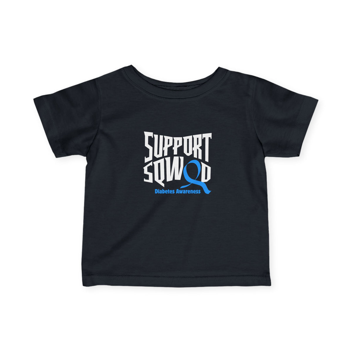 The Diabuddies Store Support Squad - Infant Tee Support Squad - Infant Tee: Show your love for the entire family with the "Support Squad" Infant Tee! Whether they're supporting a sibling, a parent, or a friend, this tee is a heartwarming way to show that