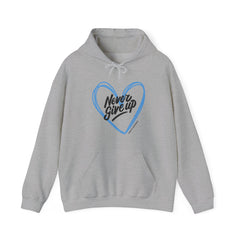 The Diabuddies Store Never Give Up! - Unisex Hoodie Never Give Up! - Unisex Hoodie: Some days are tough, but you're tougher. Our "Never Give Up!" hoodie is more than just comfortable apparel – it's a wearable testament to your unwavering spirit. Hoodies $