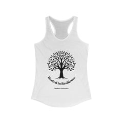 Rooted in Resilience - Racerback Tank The Diabuddies Store Tank Tops $19.96