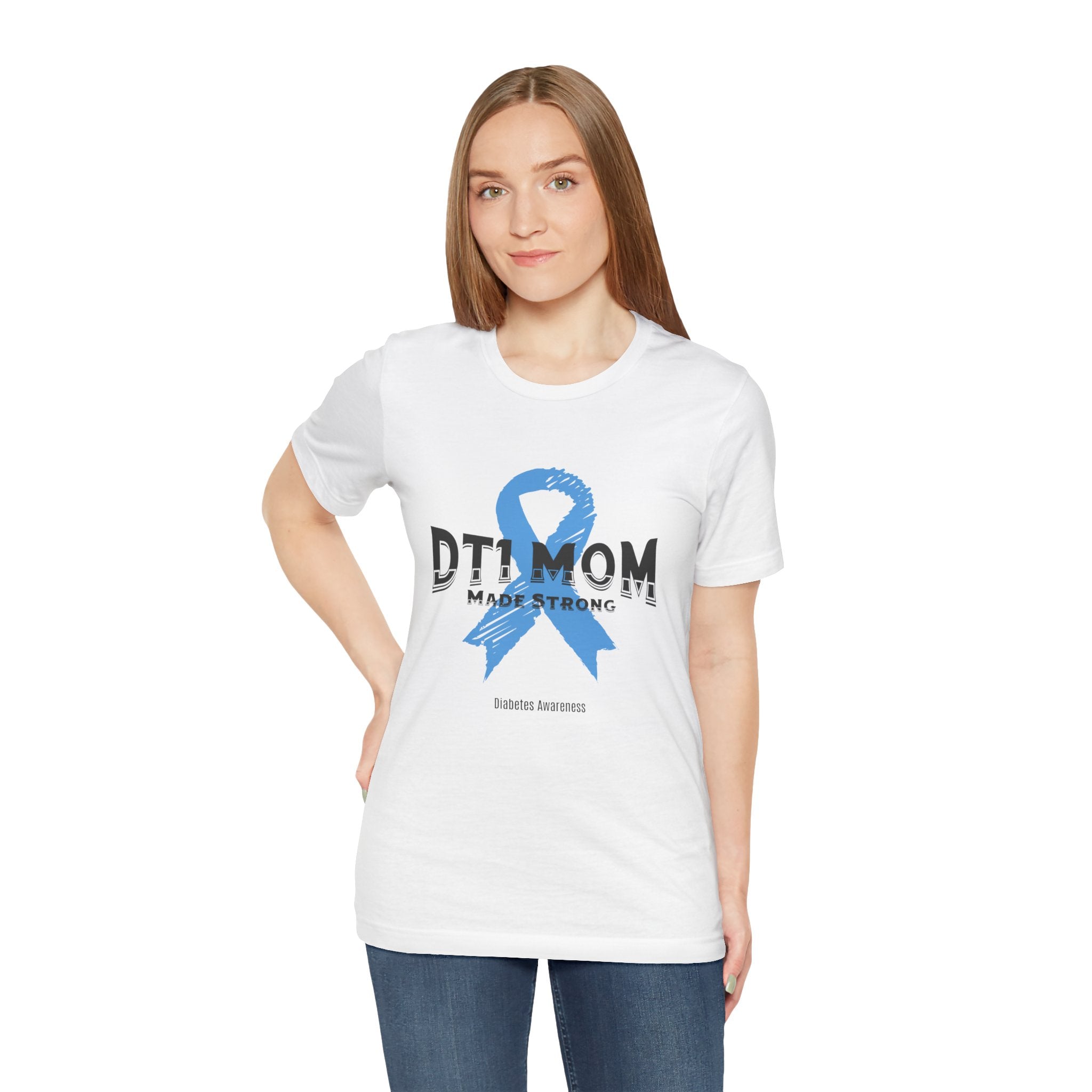DT1 Mom, Made Strong - Unisex Tee The Diabuddies Store T-Shirts $22.50