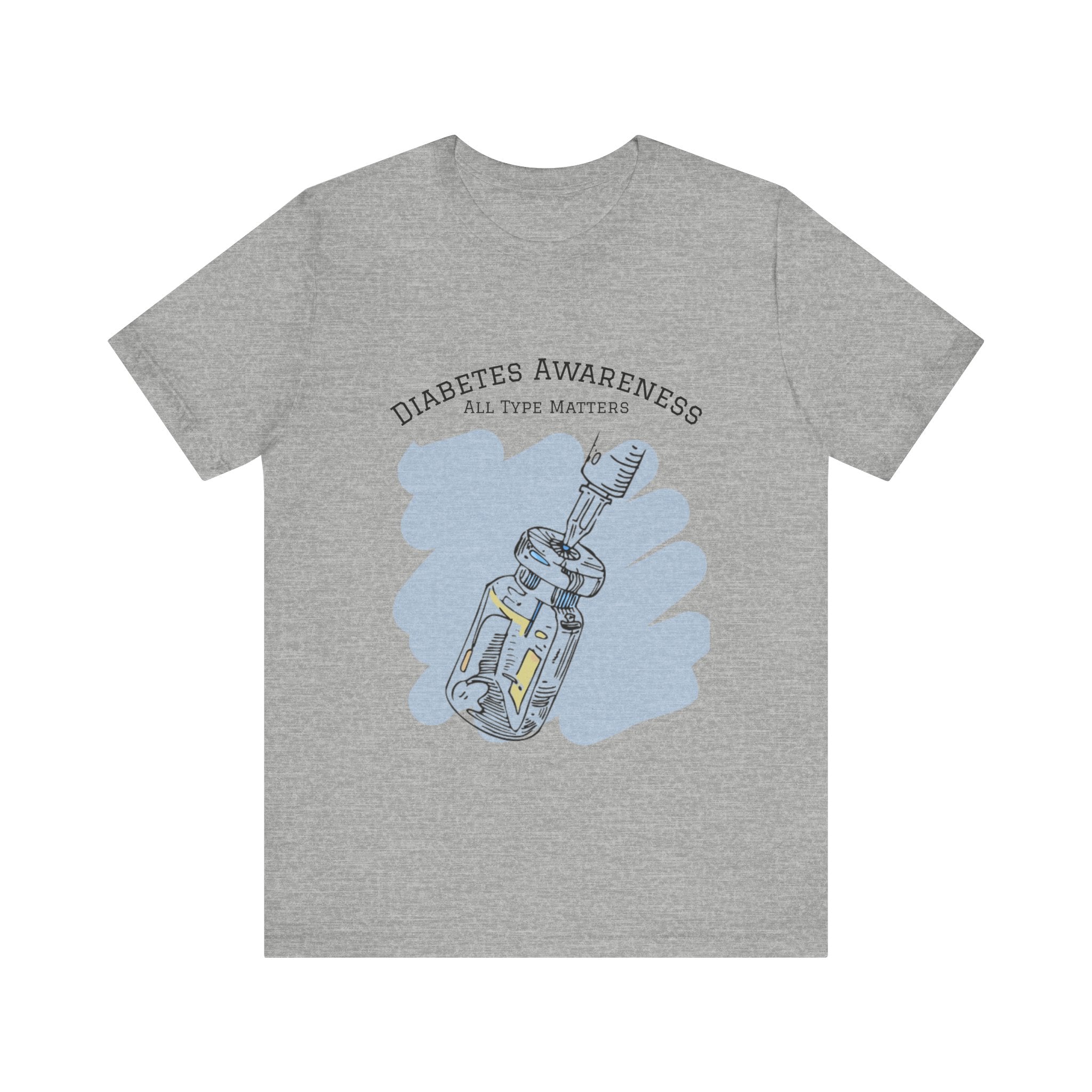 The Diabuddies Store Diabetes: All Type Matters - Unisex Tee Diabetes: All Type Matters - Unisex Tee: A powerful statement! This tee declares "All Type Matters," promoting unity and awareness for every person living with diabetes. T-Shirts $24.73