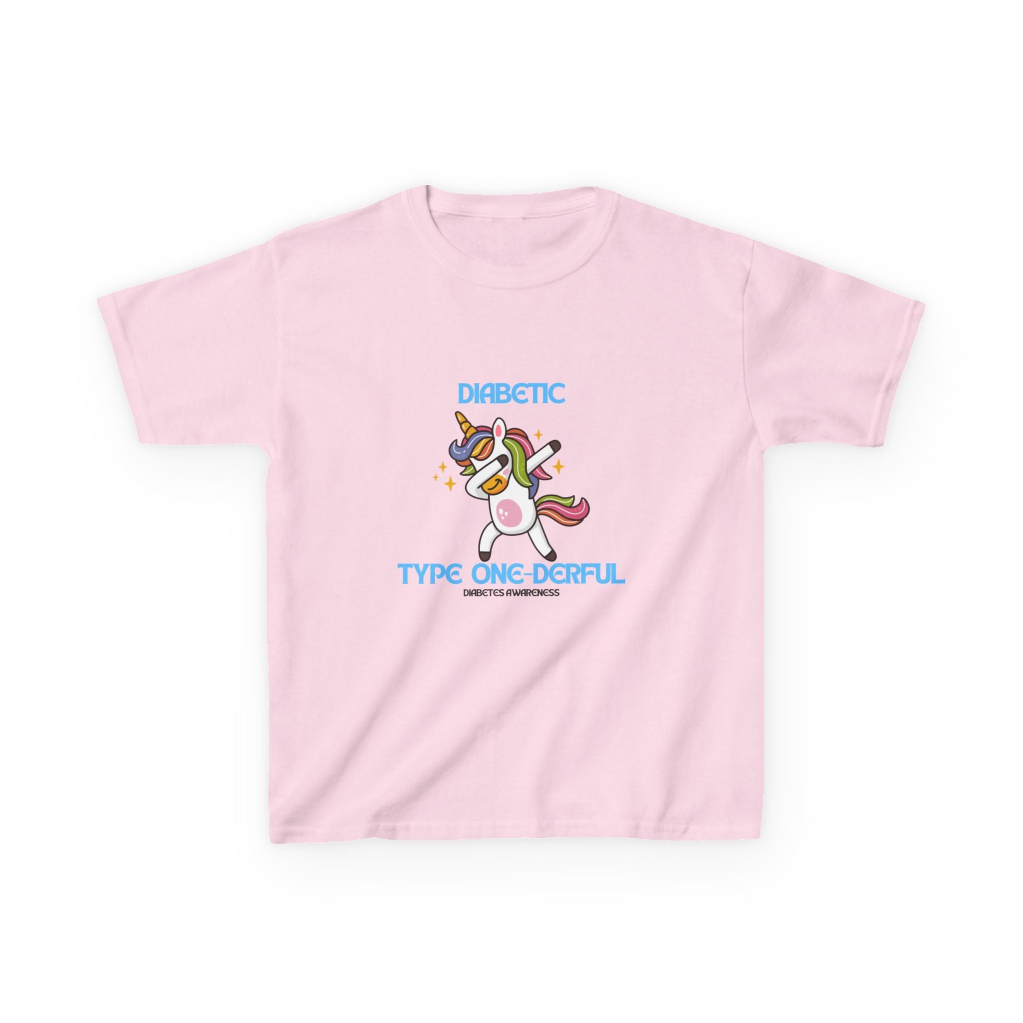 The Diabuddies Store Diabetes Type One-derful - Kids Tee Diabetes Type One-derful - Kids Tee: This Tee is a celebration of strength and uniqueness! Let your child proudly declare their "Type One-derful" spirit with a smile. T-Shirts $19.22