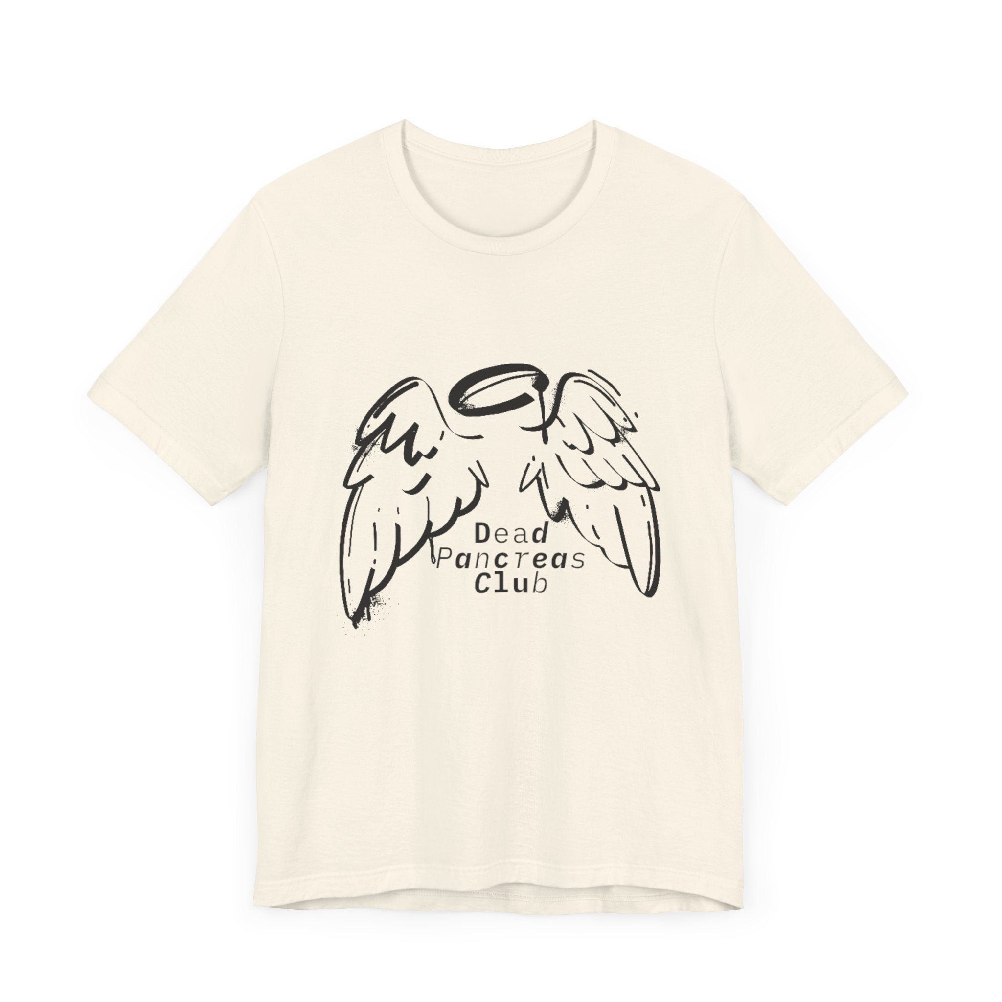 Dead Pancreas Club (Angel wings) - Unisex Tee The Diabuddies Store T-Shirts $24.25