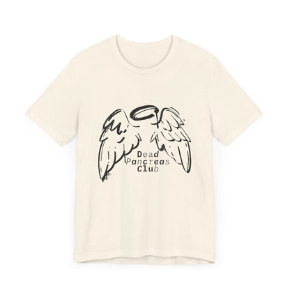 The Diabuddies Store Dead Pancreas Club (Angel Wings) Bundle You are an angel in this fight. Embrace your journey with the "Dead Pancreas Club" T-shirt and Cap bundle, featuring a powerful angel wings design. This isn't just a statement—it's a symbol of s