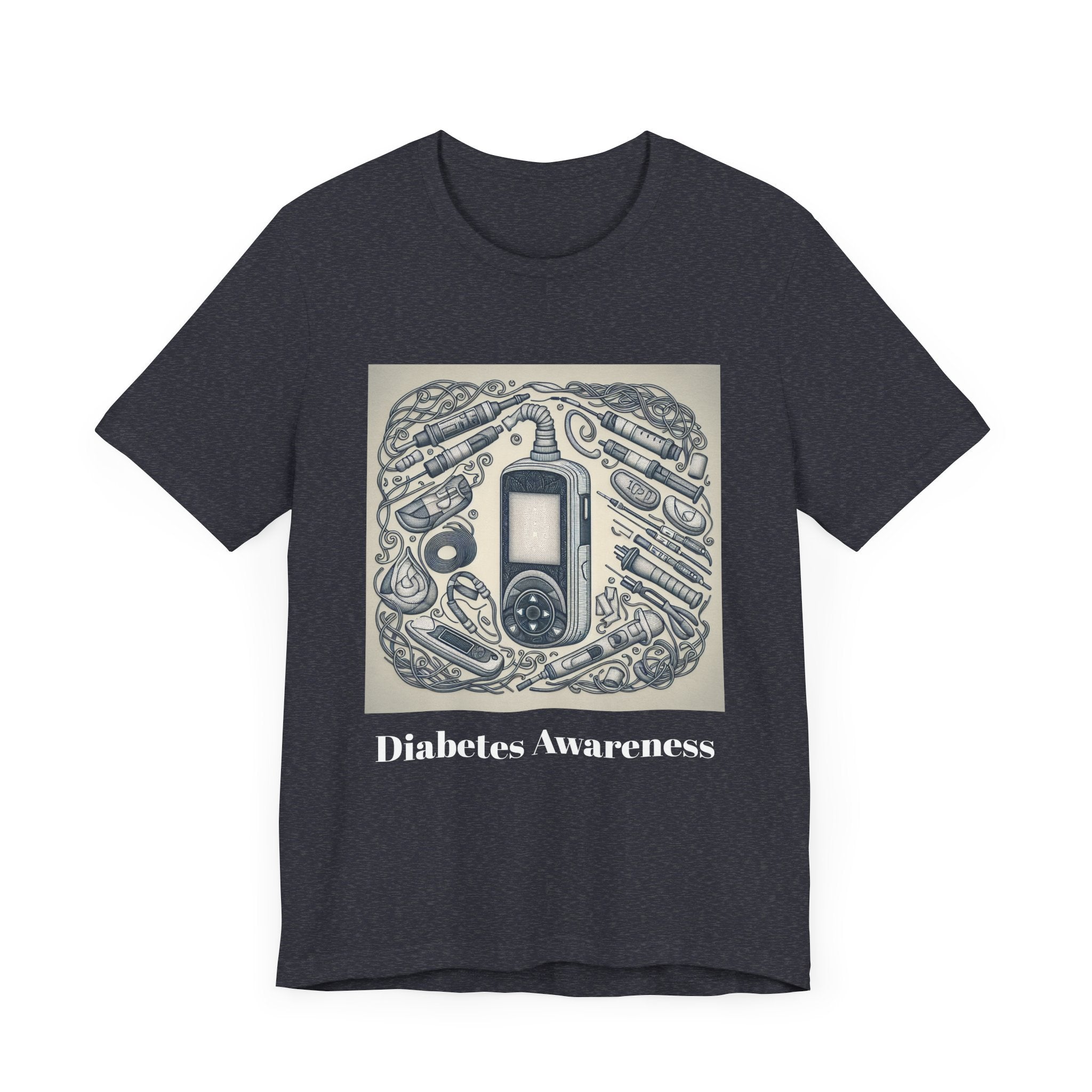 Diabetic Pump Supplies - Unisex Tee The Diabuddies Store T-Shirts $22.38