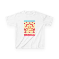 The Diabuddies Store Go with the Flow - Kids Tee Go with the Flow - Kids Tee: Embrace your journey with confidence in our vibrant "Go with the Flow" kids Tee. Engineered for those who live with a pump and CGM, this tank ensures your devices are always wit