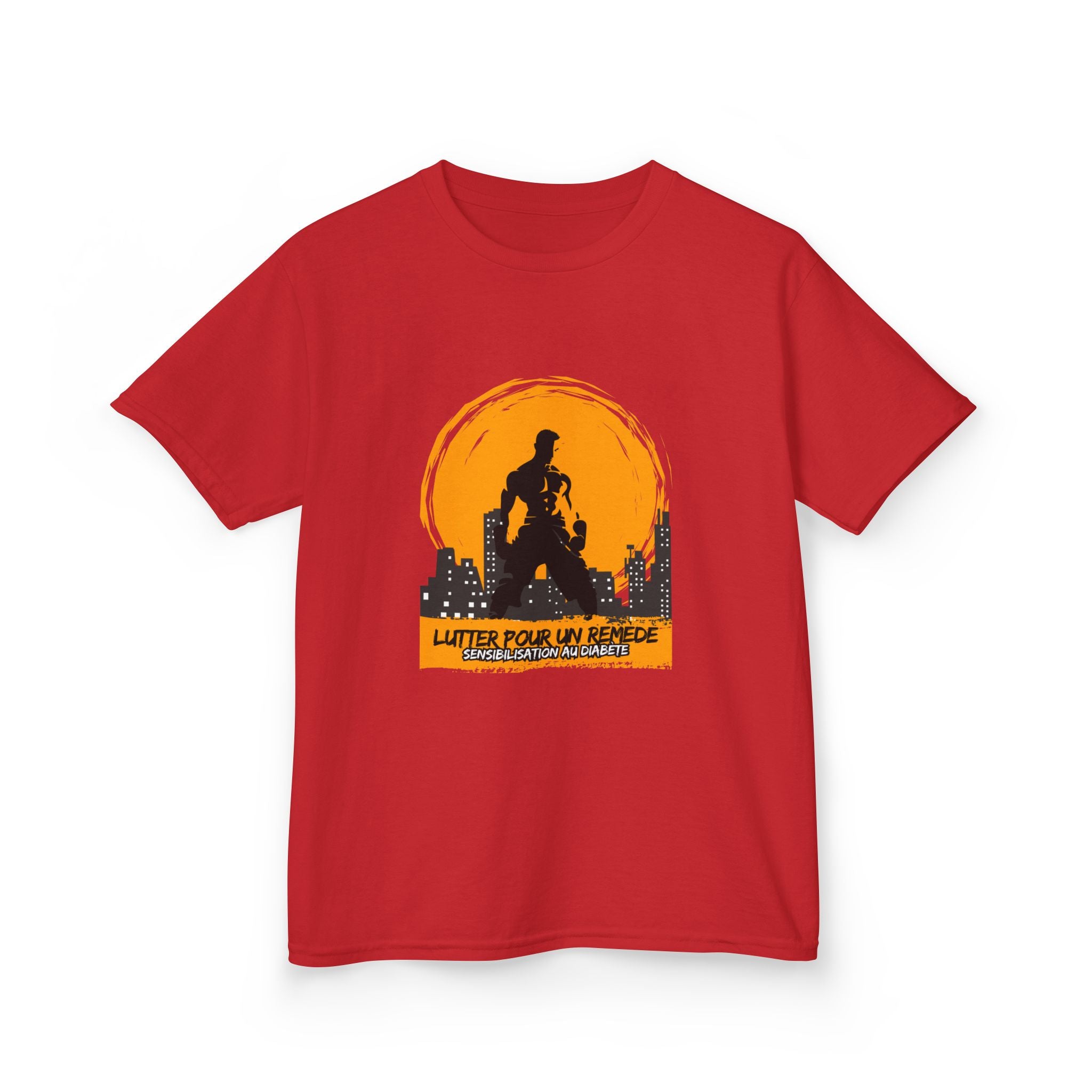 The Diabuddies Store Fighting for a Cure (French) - Kids Tee Fighting for a Cure (French) - Kids Tee: This soft, comfy tee is for the little fighter in your life. Featuring the phrase "Lutter pour un remède" (Fighting for a Cure) in French, it's a powerfu