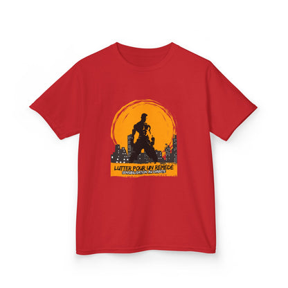 The Diabuddies Store Fighting for a Cure (French) - Kids Tee Fighting for a Cure (French) - Kids Tee: This soft, comfy tee is for the little fighter in your life. Featuring the phrase "Lutter pour un remède" (Fighting for a Cure) in French, it's a powerfu