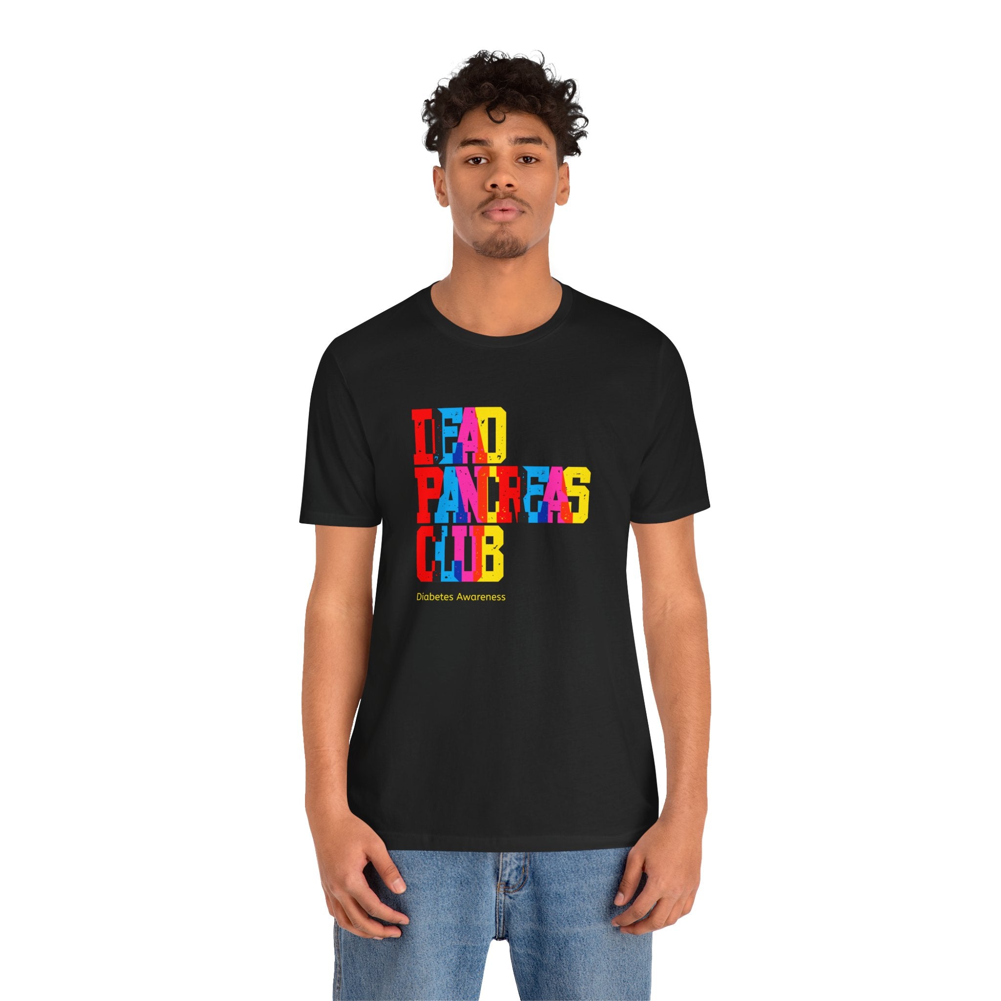 Colorful Dead Pancreas Club - Unisex Tee The Diabuddies Store T-Shirts $22.50
