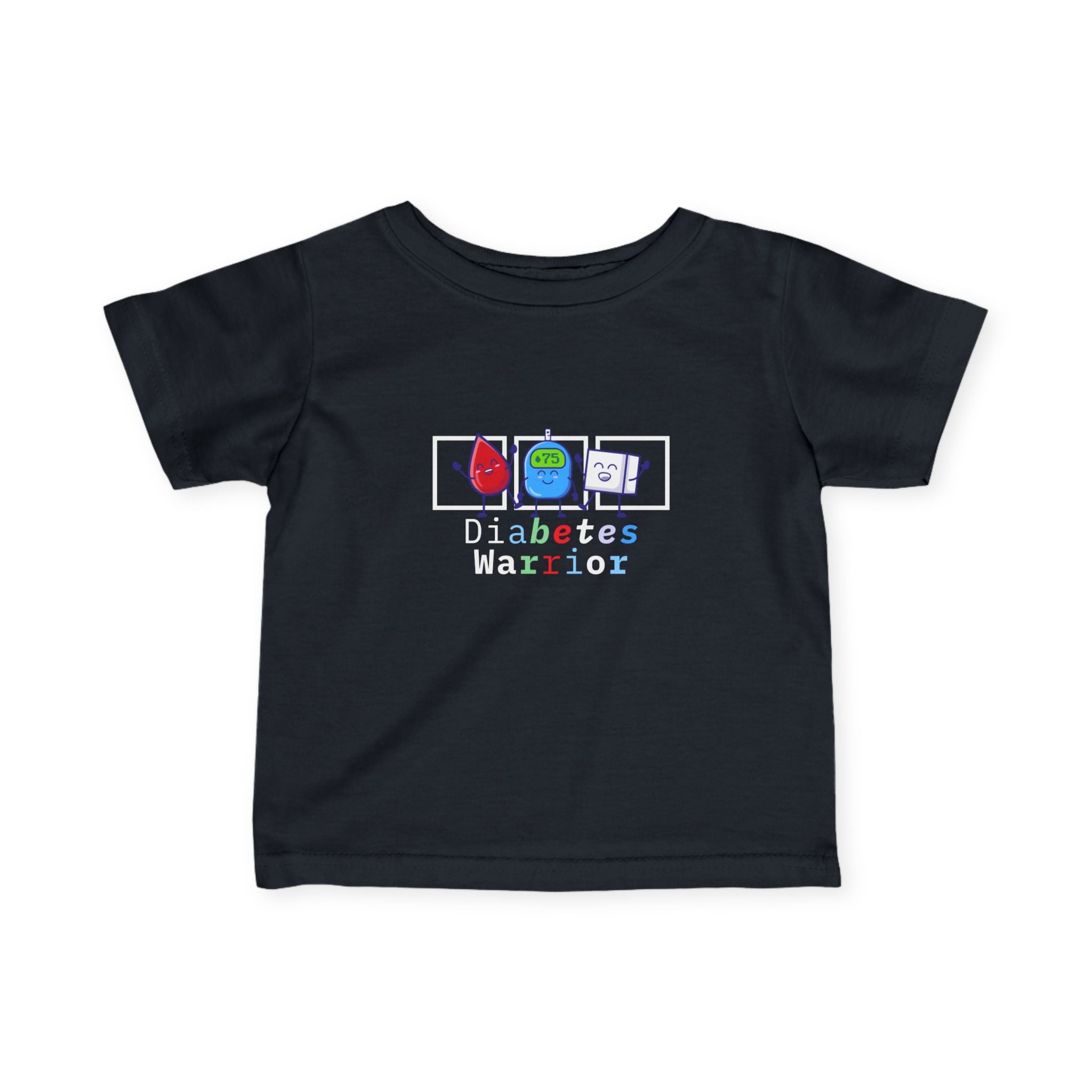 Diabetes Warrior - Infant Tee The Diabuddies Store T-Shirts $16.54