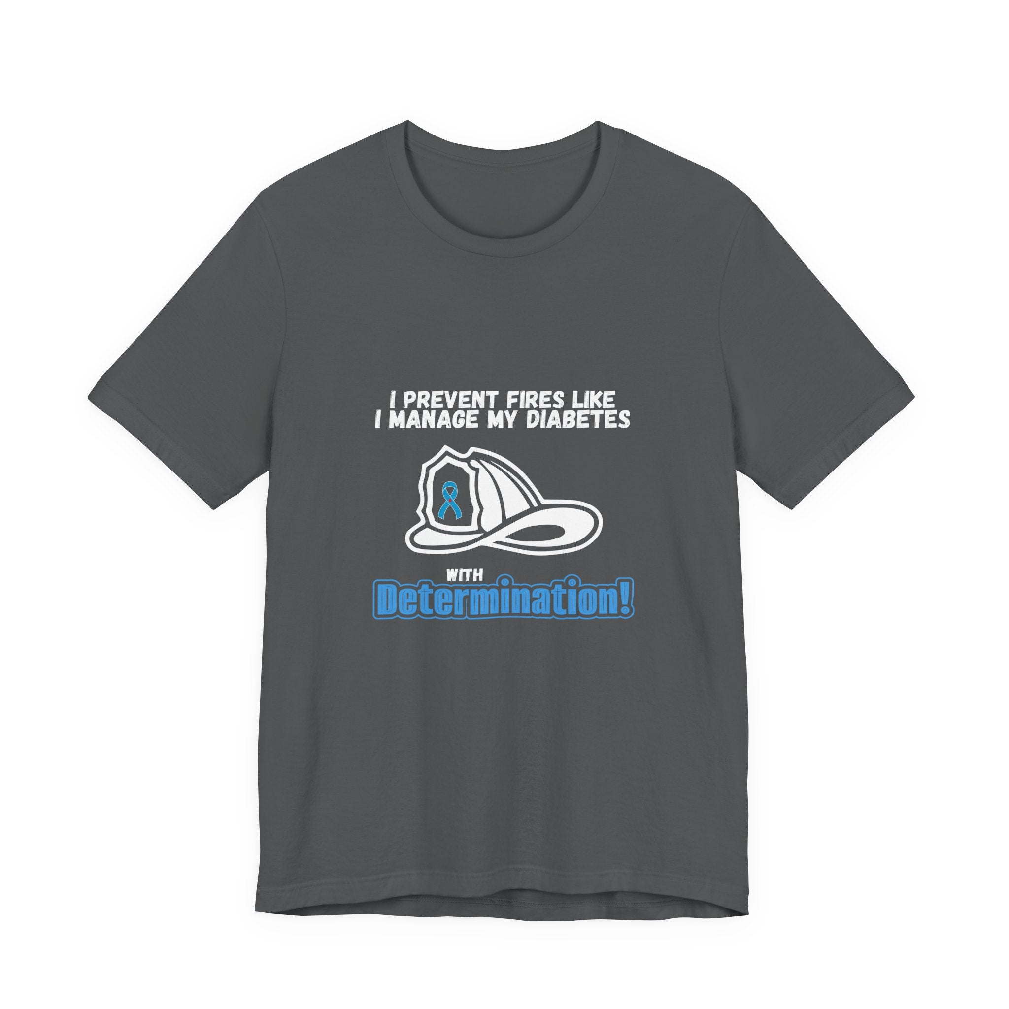 The Diabuddies Store Diabetes & Fire Prevention - Unisex Tee Diabetes & Fire Prevention - Unisex Tee: For the unsung heroes who dedicate their lives to keeping communities safe, while diligently managing their own health. Our Unisex Tee is designed specif