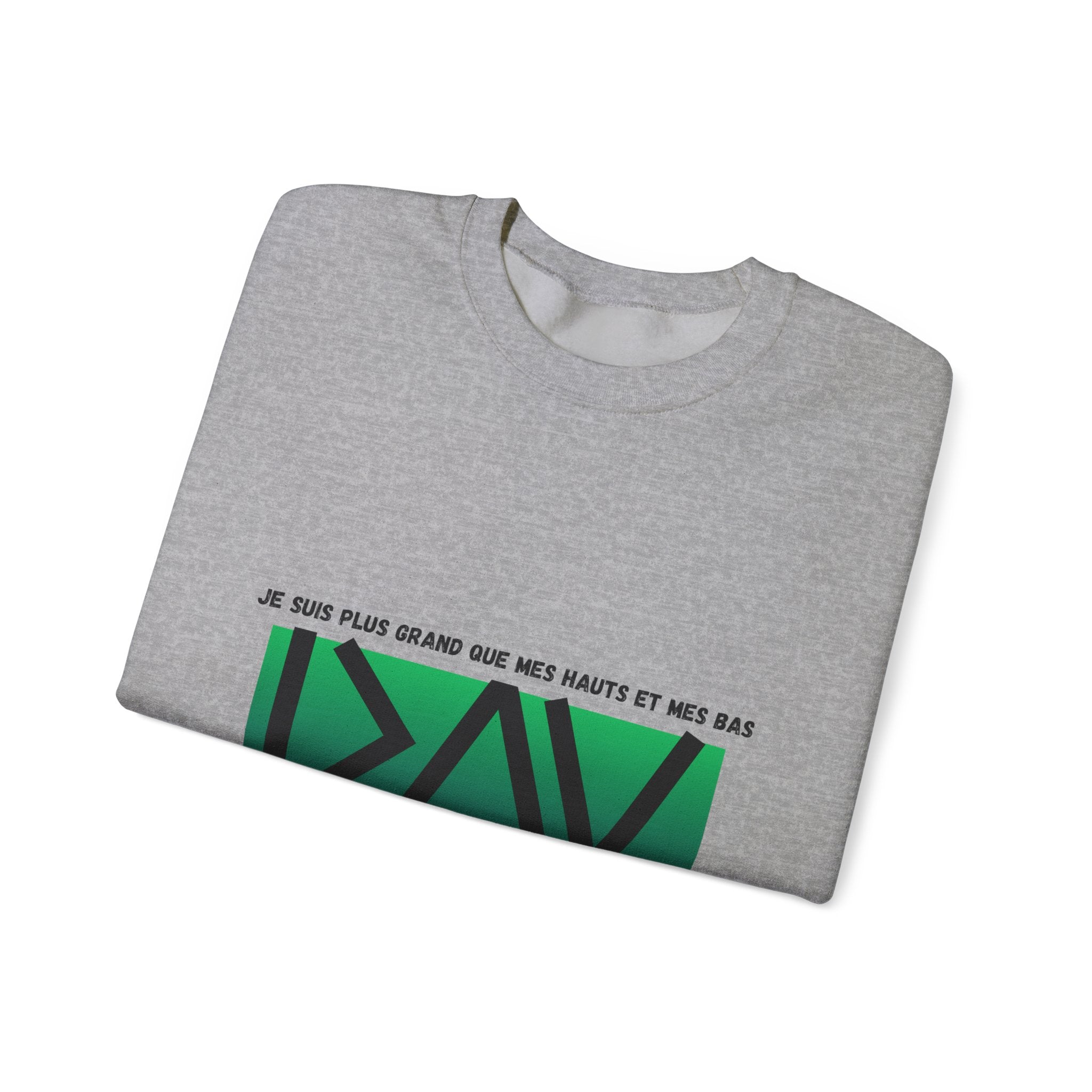 The Diabuddies Store Greater than (French/Green) - Unisex Sweatshirt Greater than (French/Green) - Unisex Sweatshirt: Sometimes, a single symbol says it all. Our Greater Than (French/Green) Unisex Sweatshirt features the powerful ">" symbol, representing