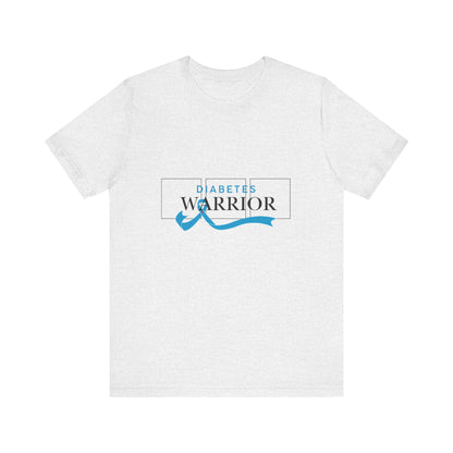 Diabetes Warrior, Blue Ribbon - Unisex Tee The Diabuddies Store T-Shirts $22.50