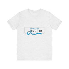 Diabetes Warrior, Blue Ribbon - Unisex Tee The Diabuddies Store T-Shirts $22.50