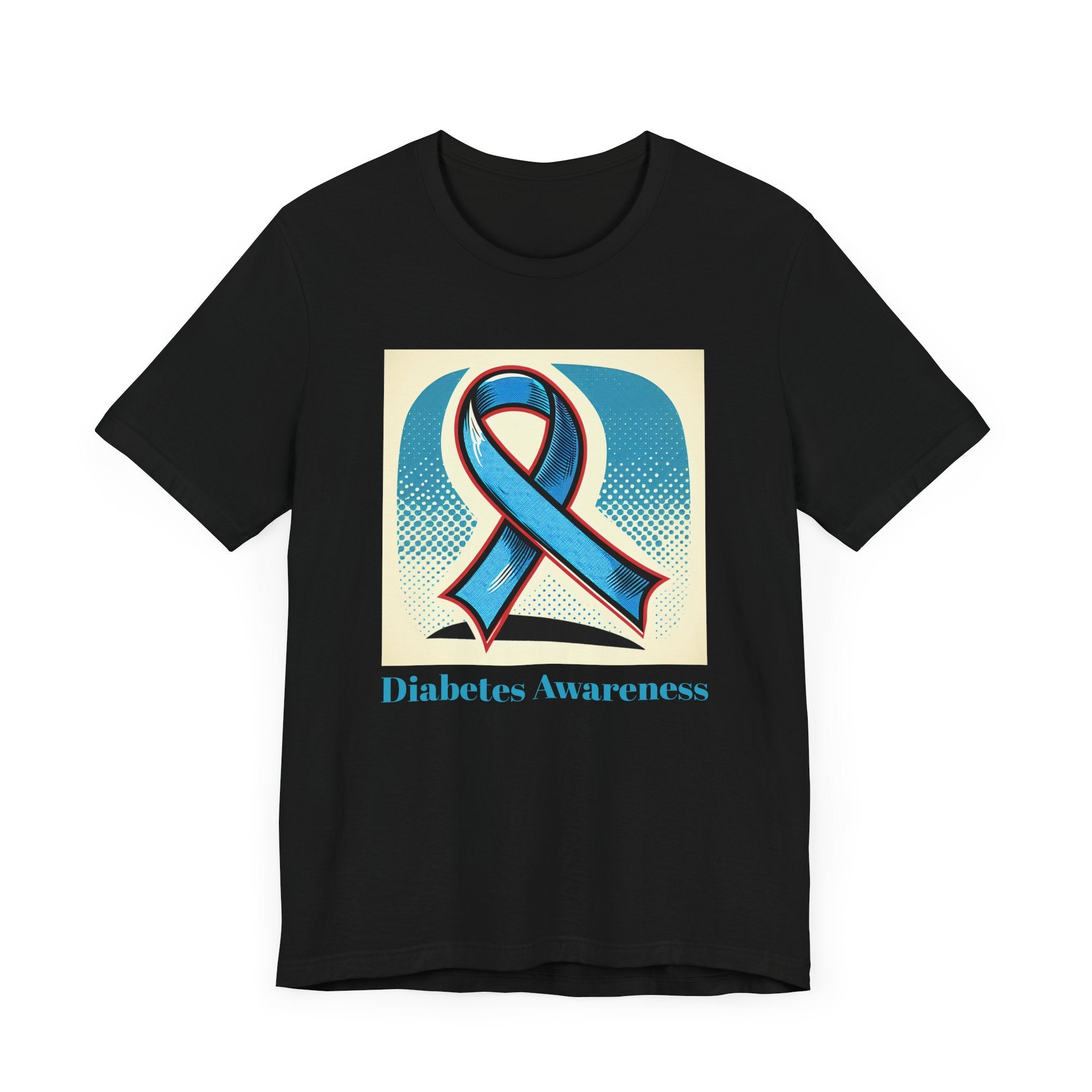Diabetes Awareness, Blue Ribbon - Unisex Tee The Diabuddies Store T-Shirts $22.50