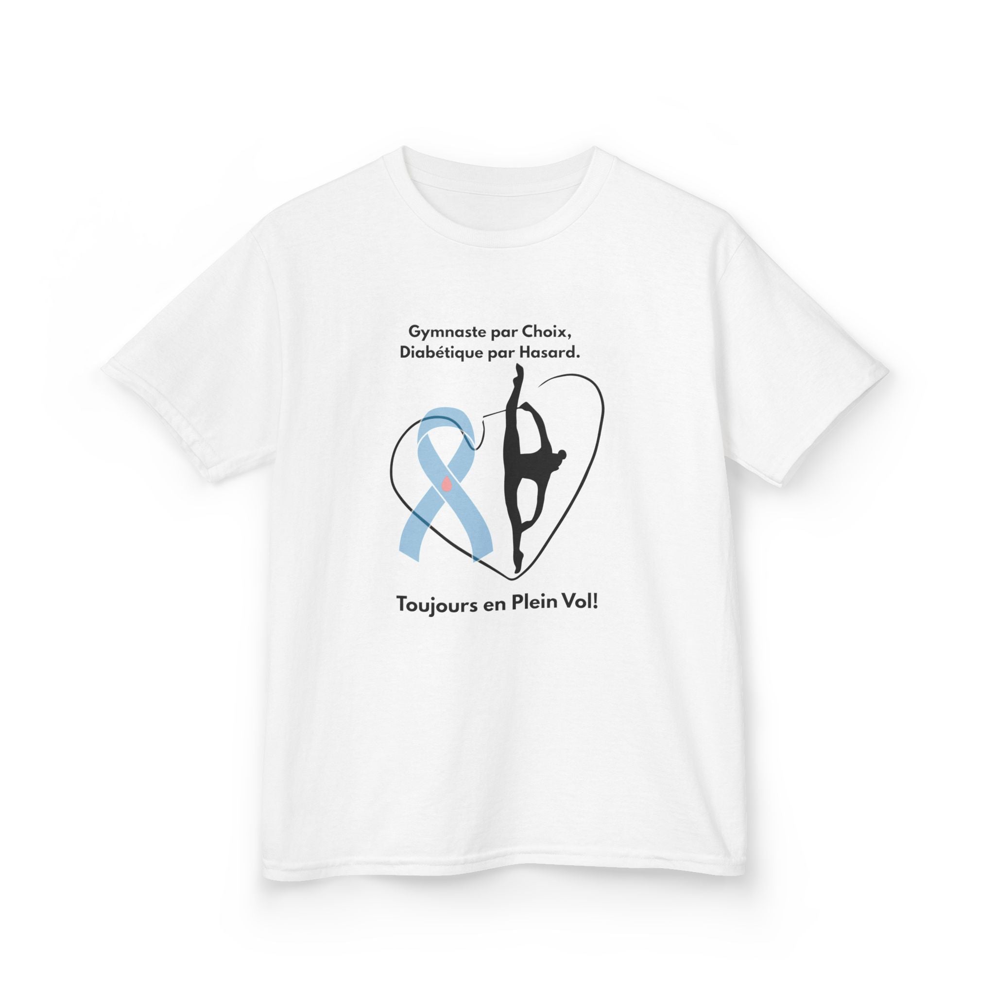 The Diabuddies Store Diabetes and Gymnastics (French) - Kids Tee Show off their passion and strength with the Diabetes and Gymnastics (French) - Kids Tee. This comfortable cotton shirt celebrates the perfect balance of managing diabetes and excelling at g